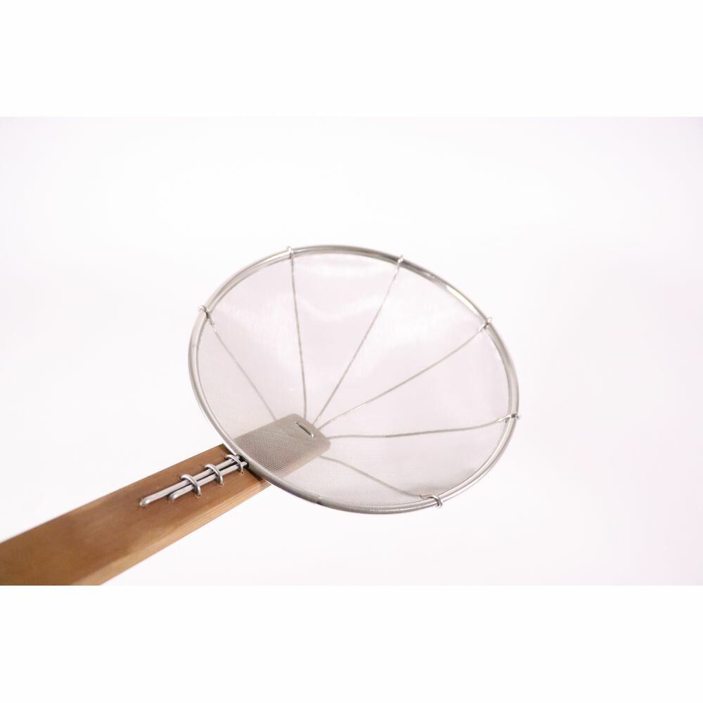 カンダ 神田鉄鍋 炭化竹柄 そば揚げ 細目 25 5 cm 3