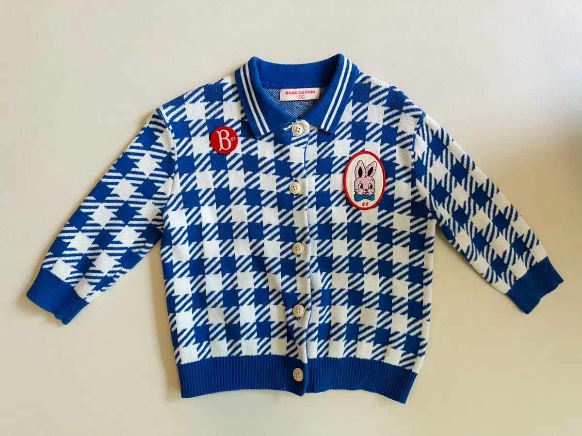 BEBE DE PINO ベベデピノ ローズ ラパン セーター カーディガン セット 100