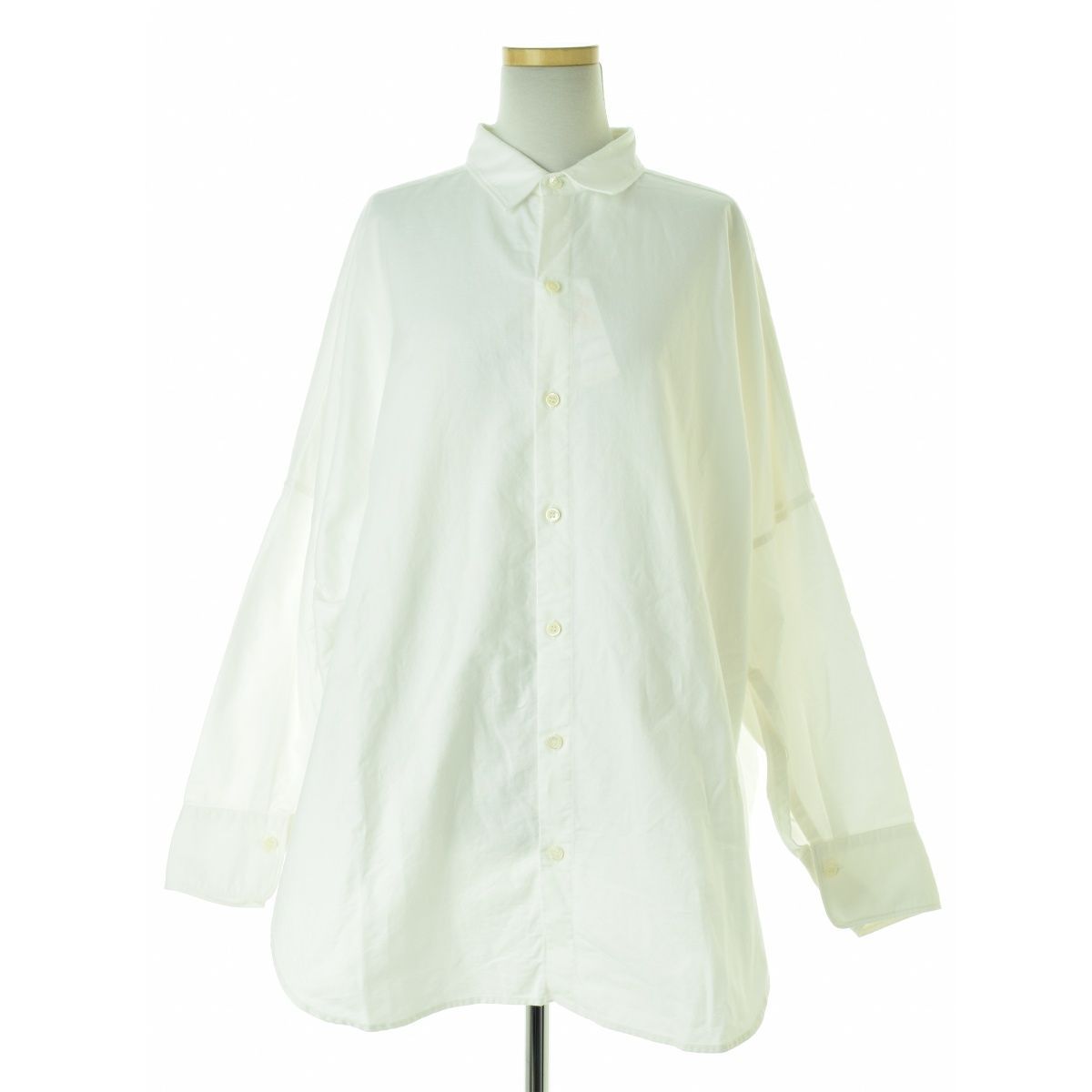 plage】23050922107040 Soft Oxford Long シャツ長袖チュニック - メルカリ