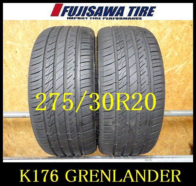 K176 H◆ ◆ 製造 約8部山◆GRENLANDER L-ZEAL 56◆275 30R20◆2本