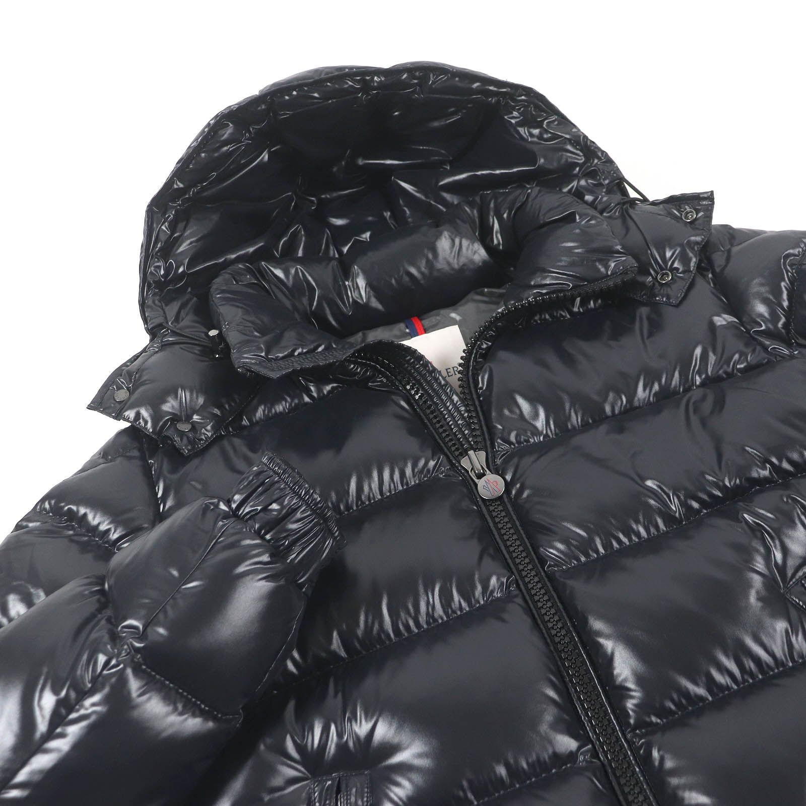 極美品□MONCLER モンクレール 22AW MAYA GIUBBOTTO マヤ ロゴワッペン