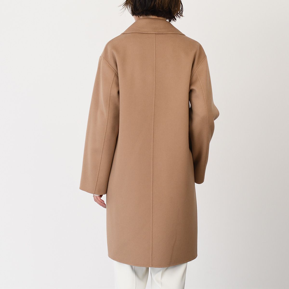 'モカ　S MaxMara チェスターコート ブラウン モカ S MaxMara チェスターコート ブラウン モカ S MaxMara
