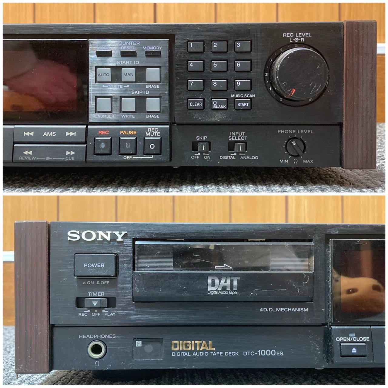 SONY(ソニー) デジタルオーディオ テープデッキ DTC-1000ES／DATデッキ1号機 現状品 当時品 中古 - メルカリ