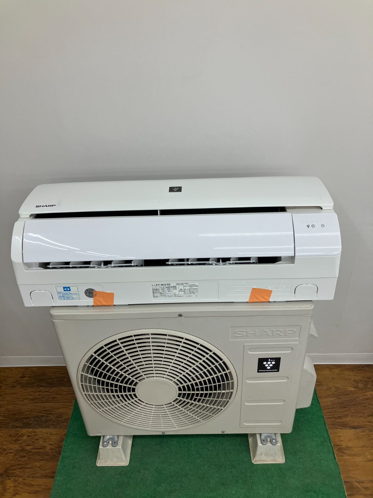 もんSHARPシャープ 2021年製 AY-N22TD エアコン/室外機 もん様専用SHARPシャープ 2021年製 AY-N22TD エアコン/室外機