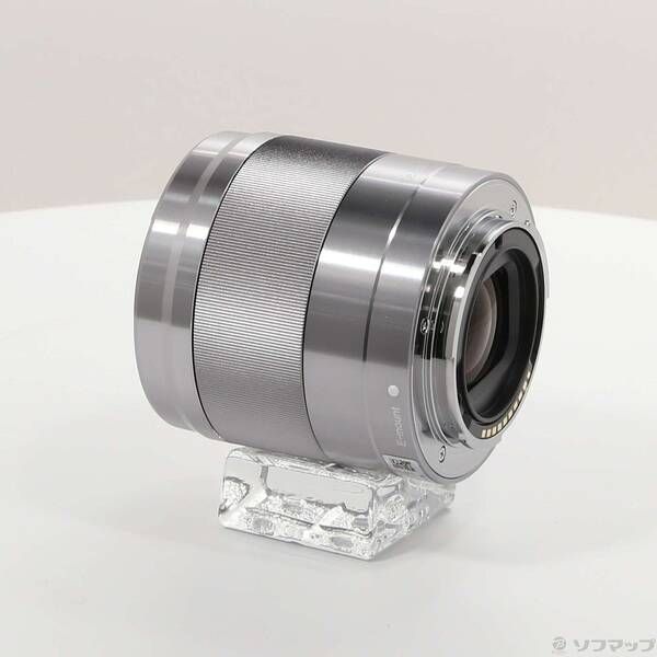 〔 品〕 E 50 mm F 1 8 OSS Eレンズ シルバー 348