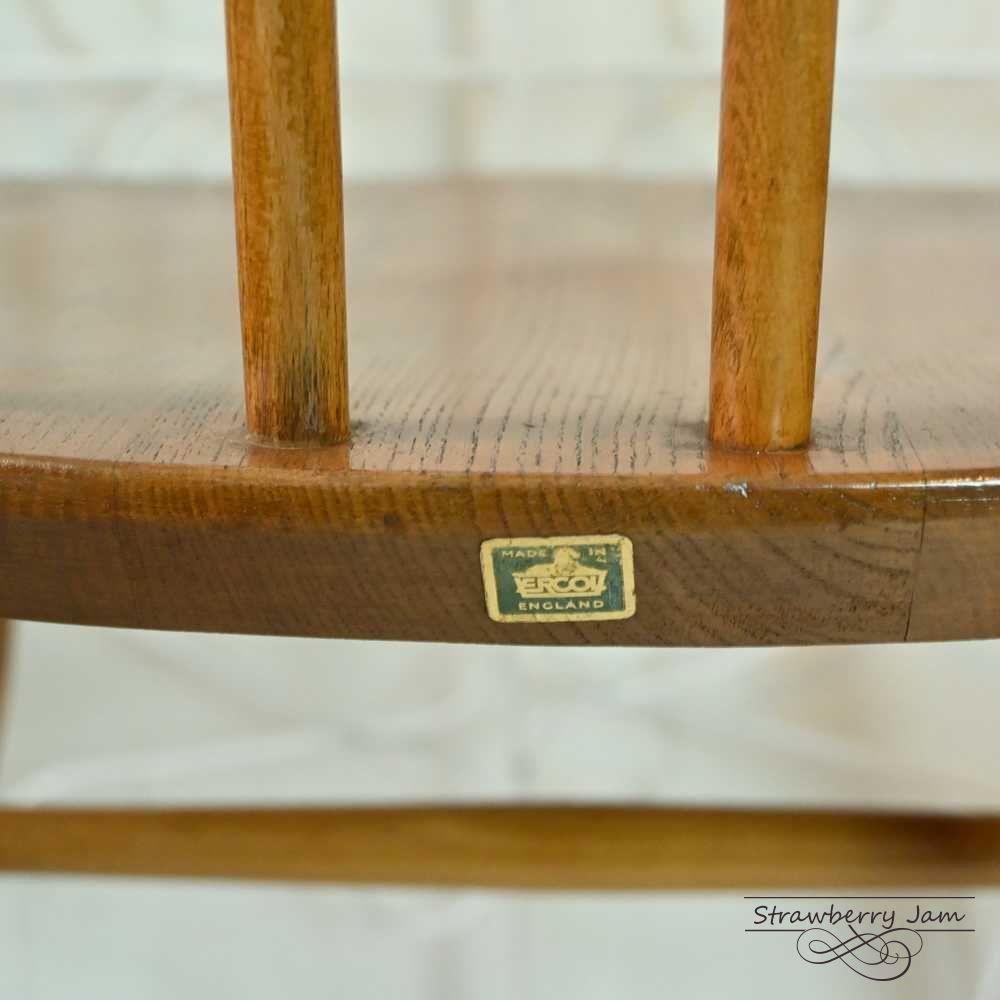 L3705-243-2 英国ヴィンテージ ERCOL フープバックチェア 4本 L3705