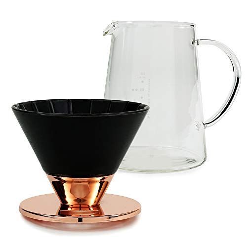 Coffee Server (コーヒーサーバー) & Coffee Dripper Matte Black