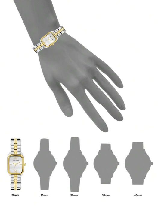 腕時計 レディース クォーツ 二色ステンレススチール クォーツ ブレスレットウォッチ レディース ゴールドトーン長方形ケース エレガントアナログウォッチ デイリー使用防水ウォッチ |3775SVTT