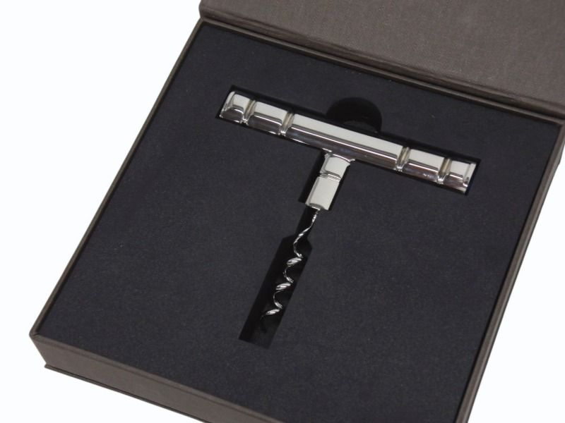 ♥ PATEK PHILIPPE パテックフィリップ コルク抜き ワインオープナー ステンレスルチース シルバー ブルー 4b004058