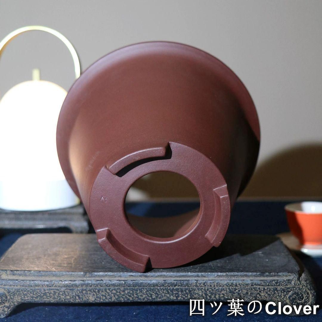 美術品・アンティーク・コレクション 笠たらい 宜興紫砂盆栽鉢 植木鉢