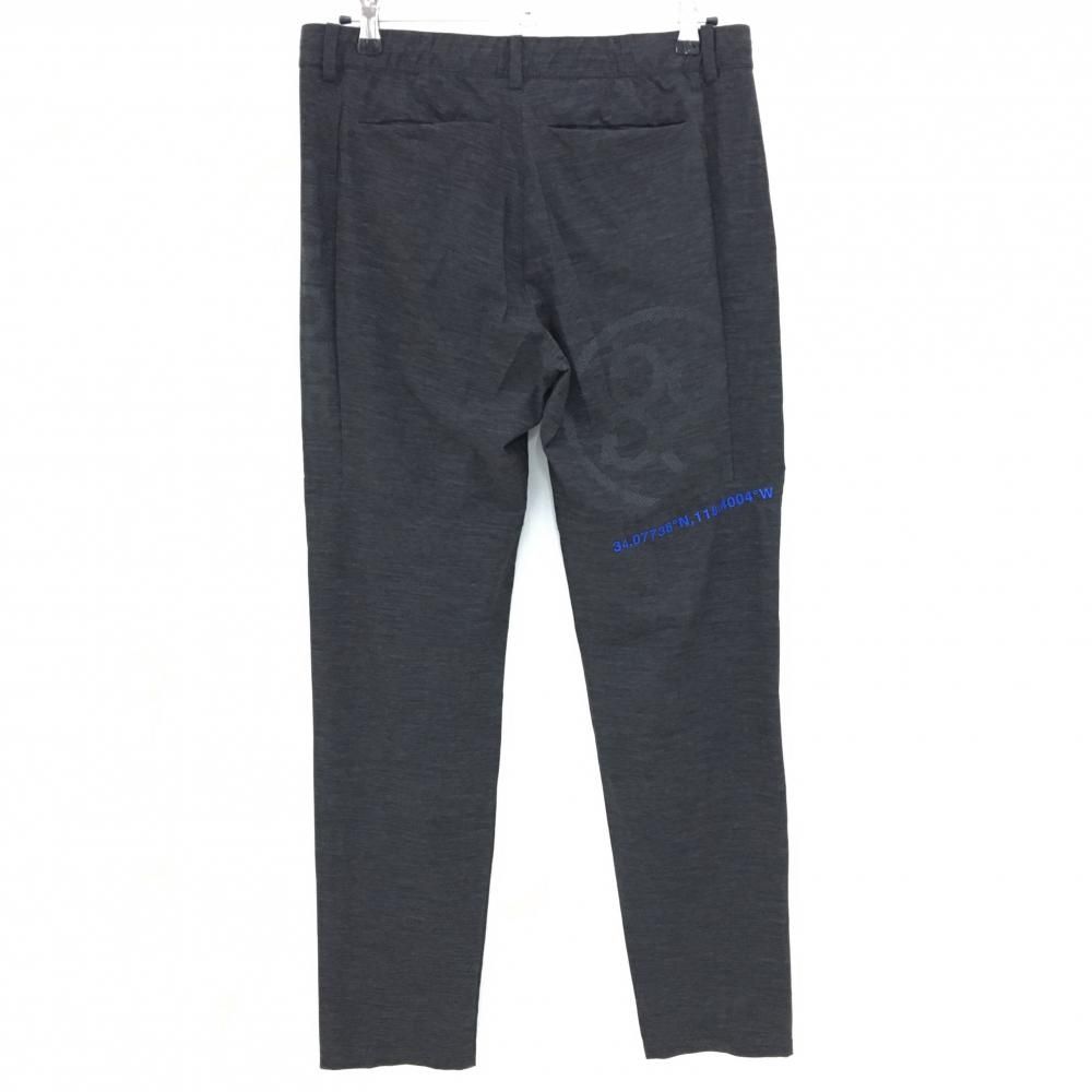 G/FORE ゴルフウェア メンズパンツ グレー サイズ85 ゴルフ 【超美品】ジーフォア パンツ 杢ダークグレー ウエスト調整紐