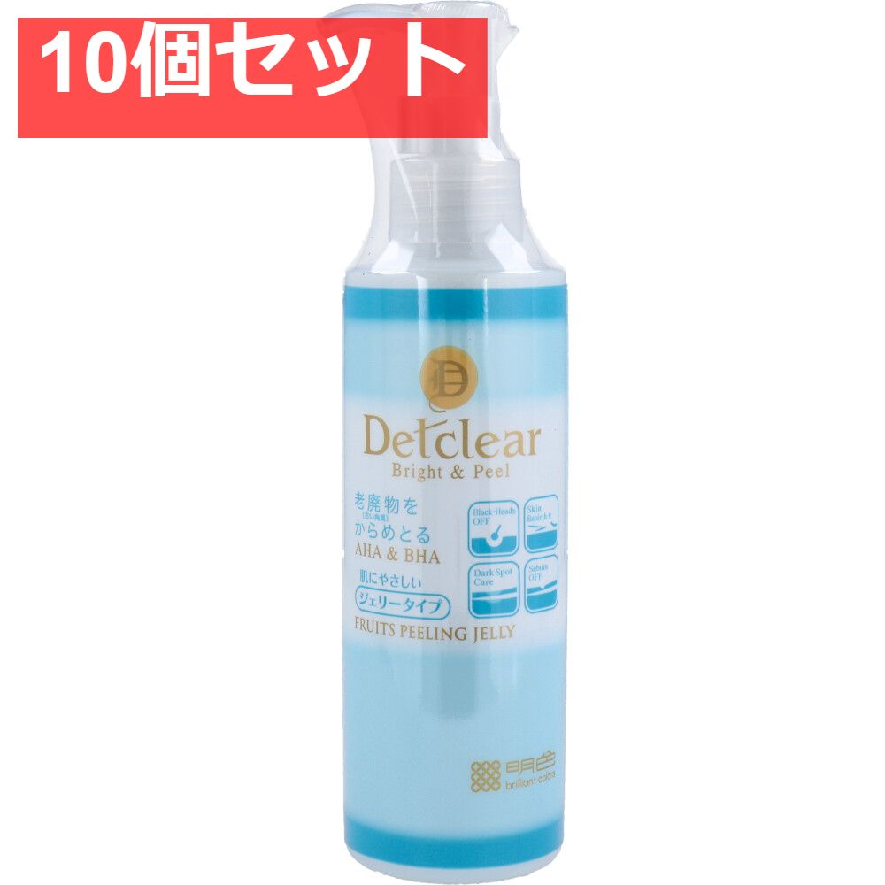 DETクリア ブライト＆ピール ピーリングジェリー 無香料タイプ 180mL