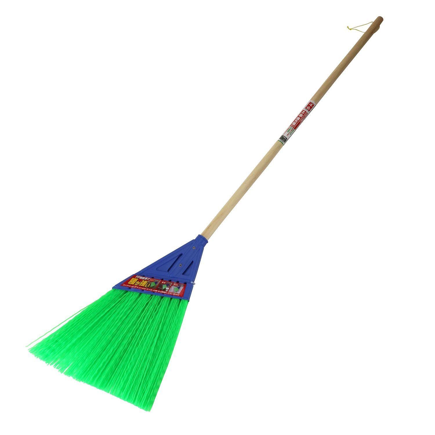 新品 千吉 園芸ホーキ 木柄 大 全長140cm 穂幅約35cm コシが強く水にも強い 土・小石・砂・落ち葉掃き 除雪作業 SGPB-9