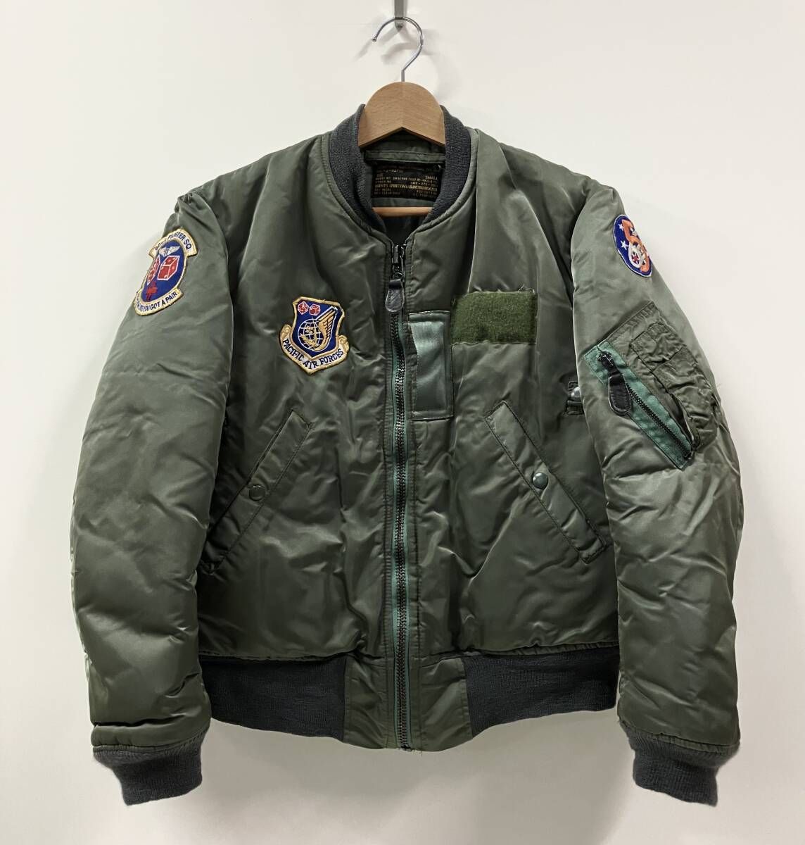 80s USA製 BRENTS ブレンツ 50s 復刻 MA-1 ジャケット アメリカ製 1958年初期型MA-1 復刻 BRENTS ブレンツ 82798