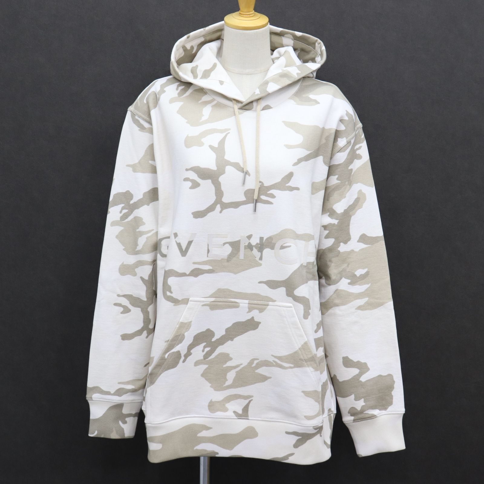 ITGML379PDD8 美品 ジバンシー 4G Hoodie パーカー ロゴプリント 