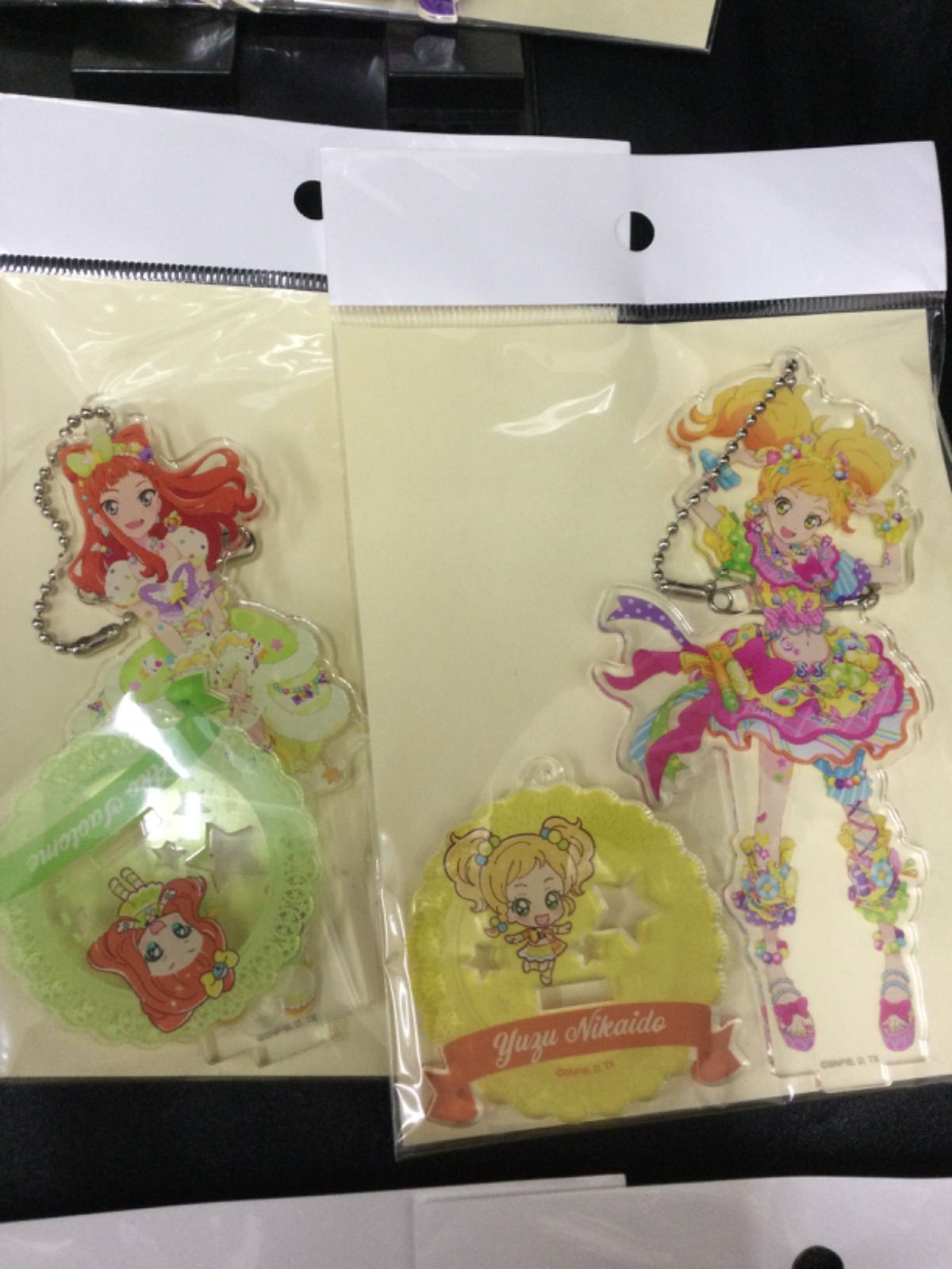 虹野ゆめ　アクリルバッジスタンドキーホルダー アイカツスターズ！ アクリルバッジスタンドキーホルダー 虹野