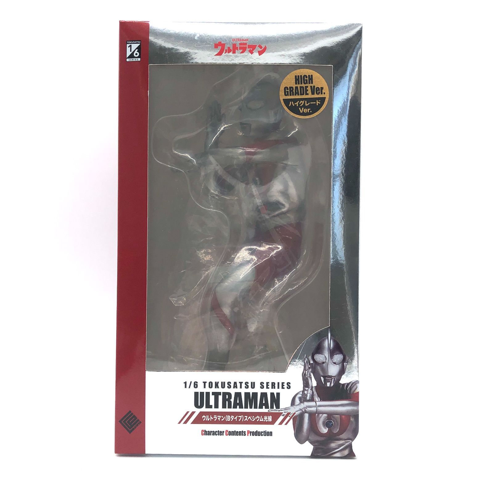 訳あり |外箱キズ | CCP 1|6特撮シリーズ ウルトラマン Bタイプ スペシウム光線 ハイグレードVer. LED発光ギミック付き フィギュア