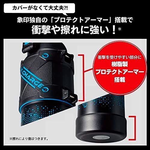 ブルーブラック_1000ml 象印マホービン 水筒 シームレスせん スポーツ