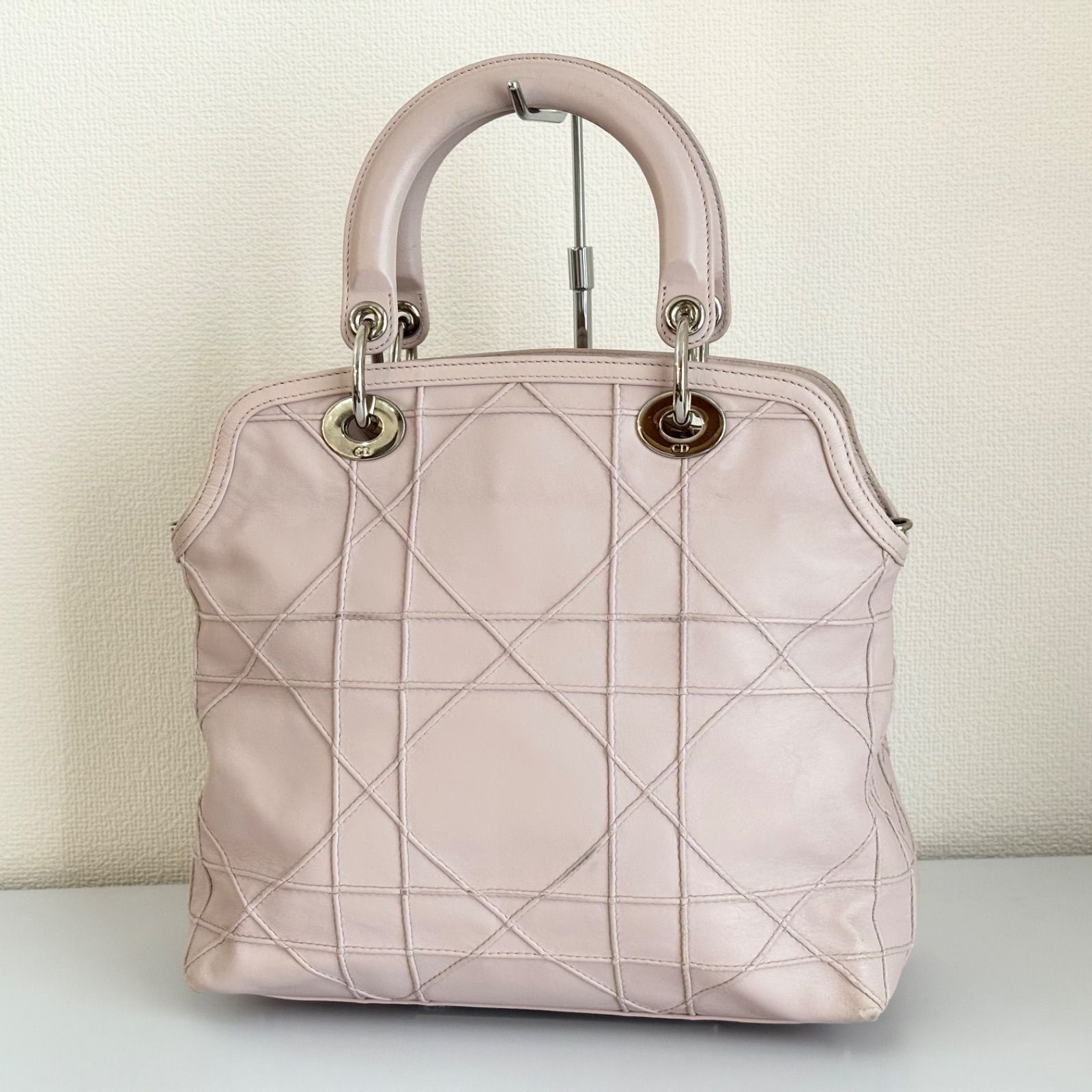 Dior ディオール レザー グランヴィル レディディオール カナージュ 
