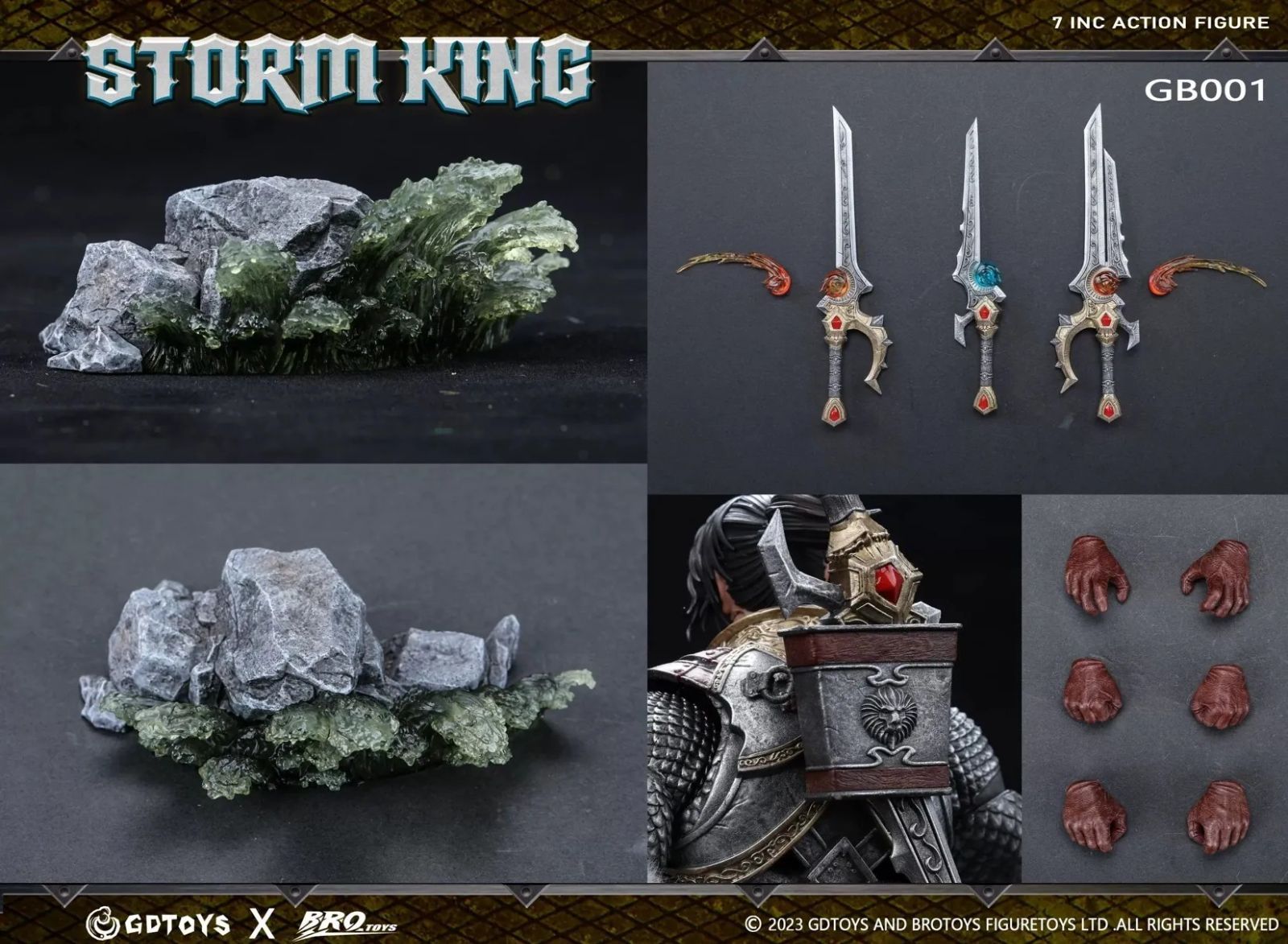 GDTOYS x BROTOYS 7インチ ストーム キング 未開封新品 GB001
