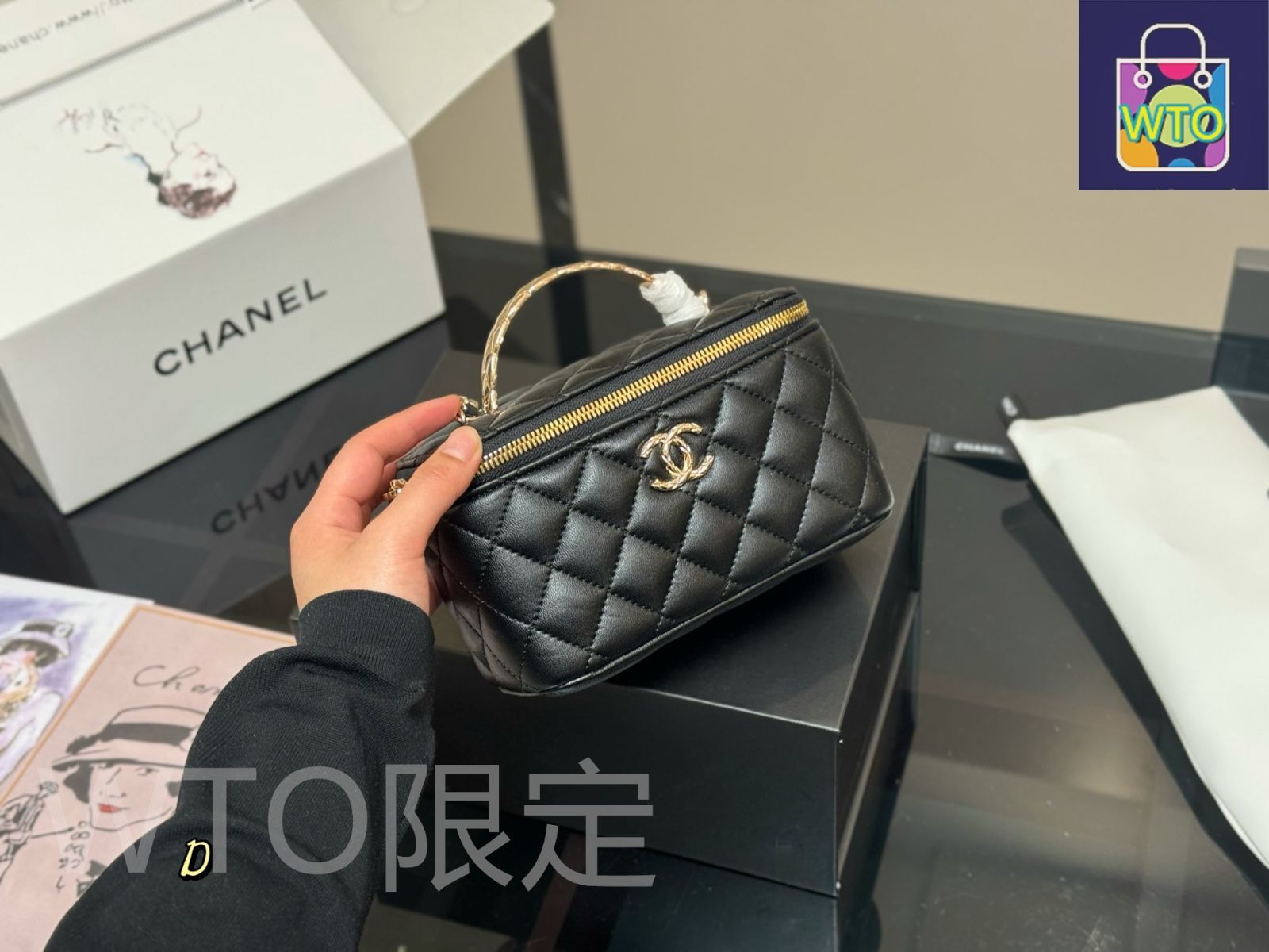 楽天市場】CHANEL シャネル コスメボックス ケース 収納BOX