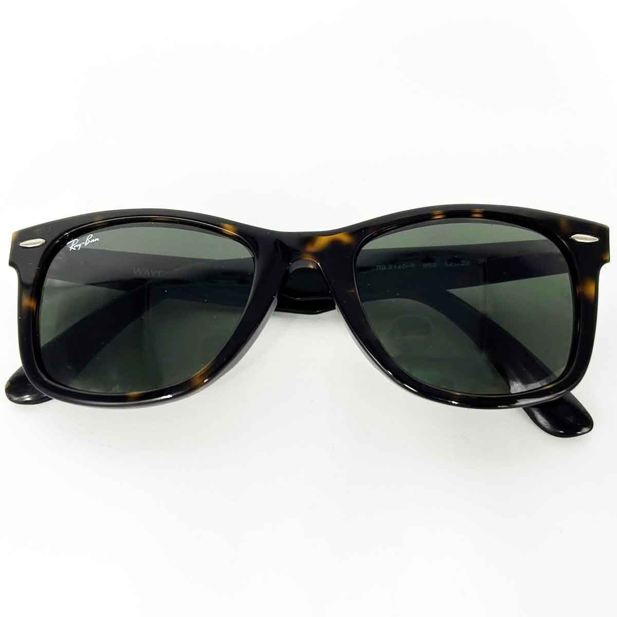 Ray-Ban レイバン サングラス ウェイファーラー メガネ メンズ レディース ファッション 小物 WAYFARER RB2140-F 902  52 22 USED - メルカリ