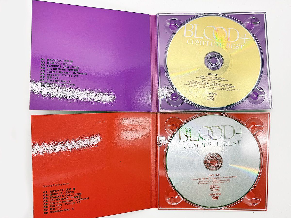 CDケース・ブックレット付属、動作確認済・送料込】BLOOD+ COMPLETE