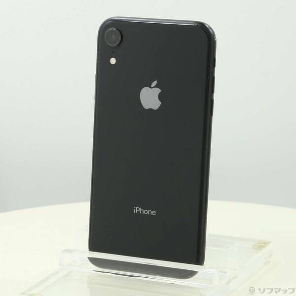 中古品〕 iPhoneXR 64GB ブラック MT002J／A SIMフリー【297