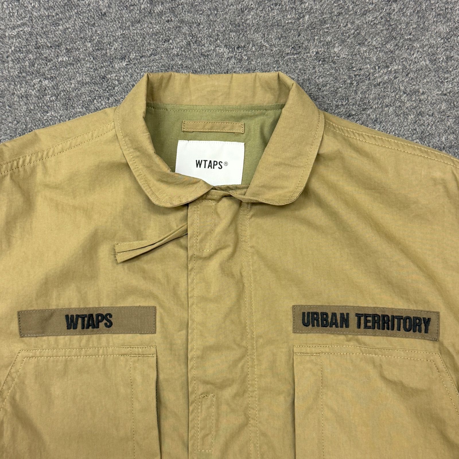 未使用品 WTAPS 21SS NYCO TUSSAH D90 ミリタリー フィールド 