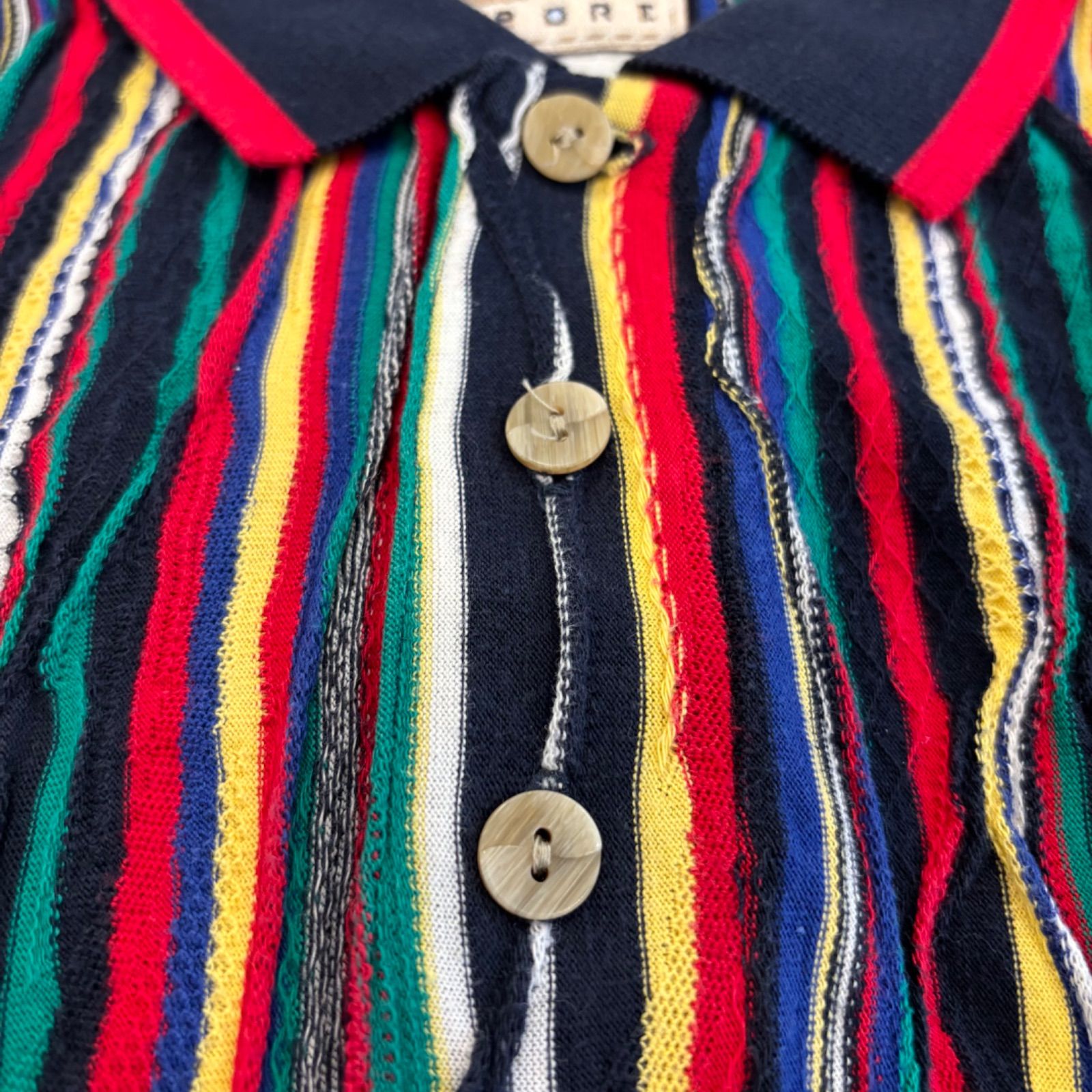 A3287 COTTON TRADERS SPORT クージー風 半袖ニットポロシャツ 