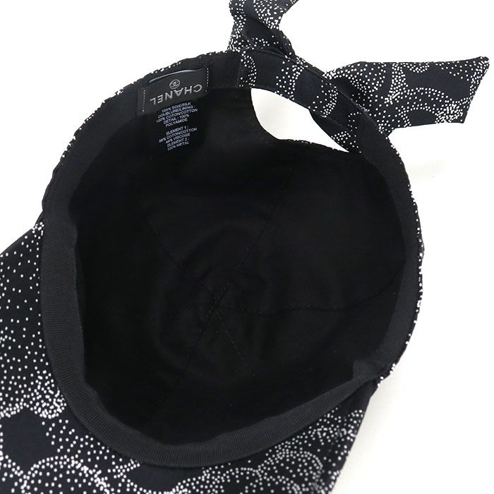 CHANEL シャネル カメリア キャップ シルク【中古】 レディース