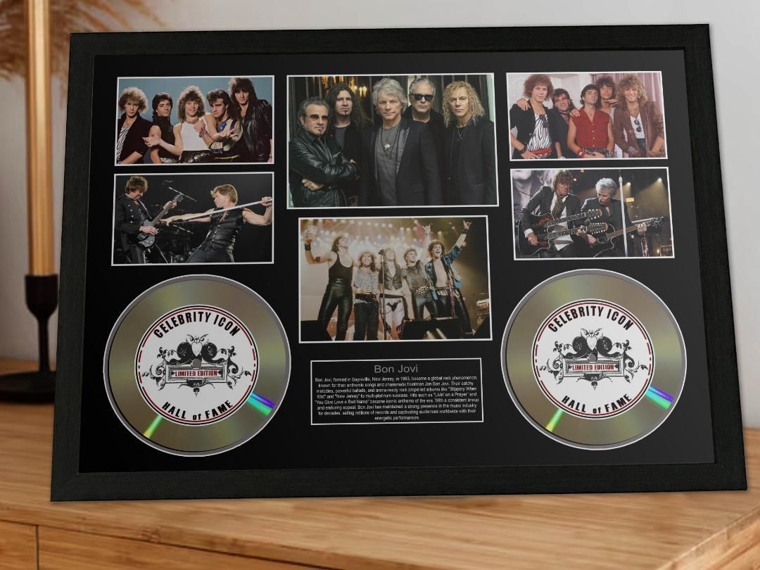 ボン ジョヴィ セレブリティー アイコンフレーム ロック 証明書付 -1