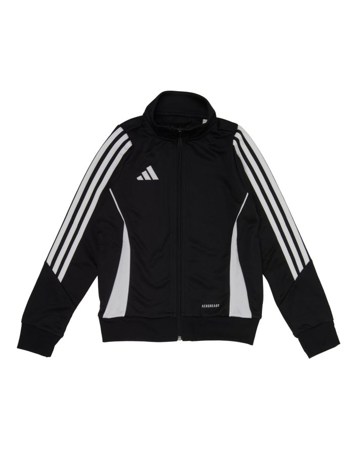 【新品・2営業日で発送】ADIDAS アディダス 43_キッズTIRO24トレーニングJKT (HAS90) 色 : BLK／WHT サイズ : J140 