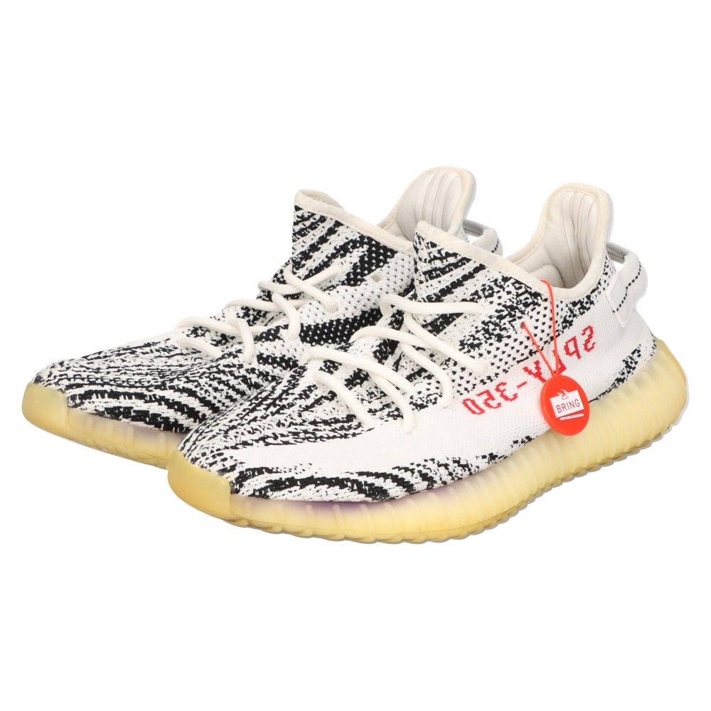 adidas (アディダス) YEEZY BOOST 350 V2 Zebra イージーブースト 350 V2 ゼブラ ローカットスニーカー  ホワイト/ブラック US10/28cm CP9654 - メルカリ