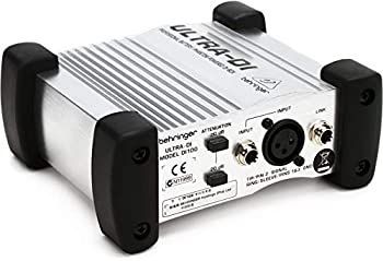 -非常に良い Behringer DI ダイレクトボックス アクティブタイプ ファンタム電源駆動 OT1トランス搭載 DI100 シルバー