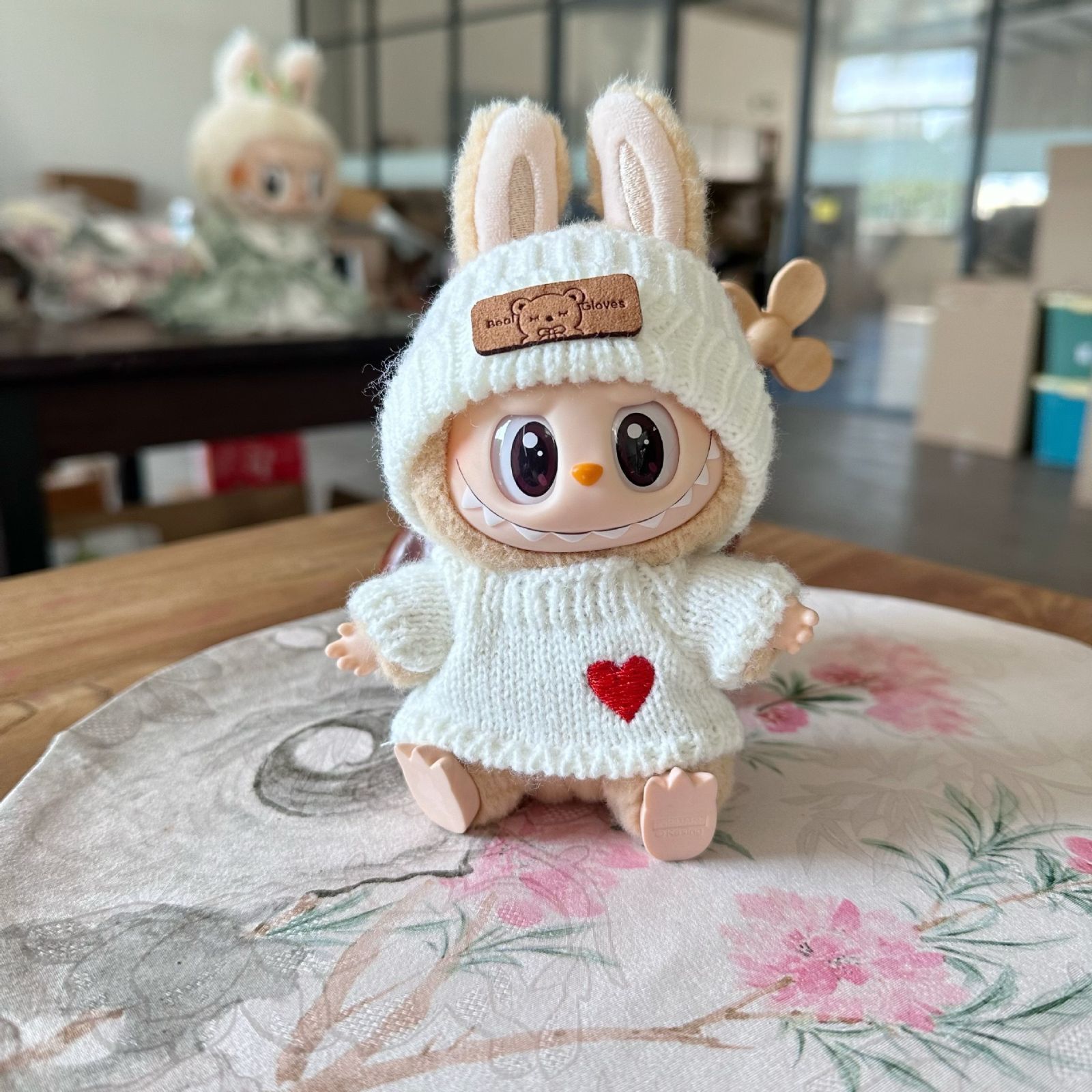 labubu ぬいぐるみ 服 着せ替え コスチューム かわいい 17cm 5色