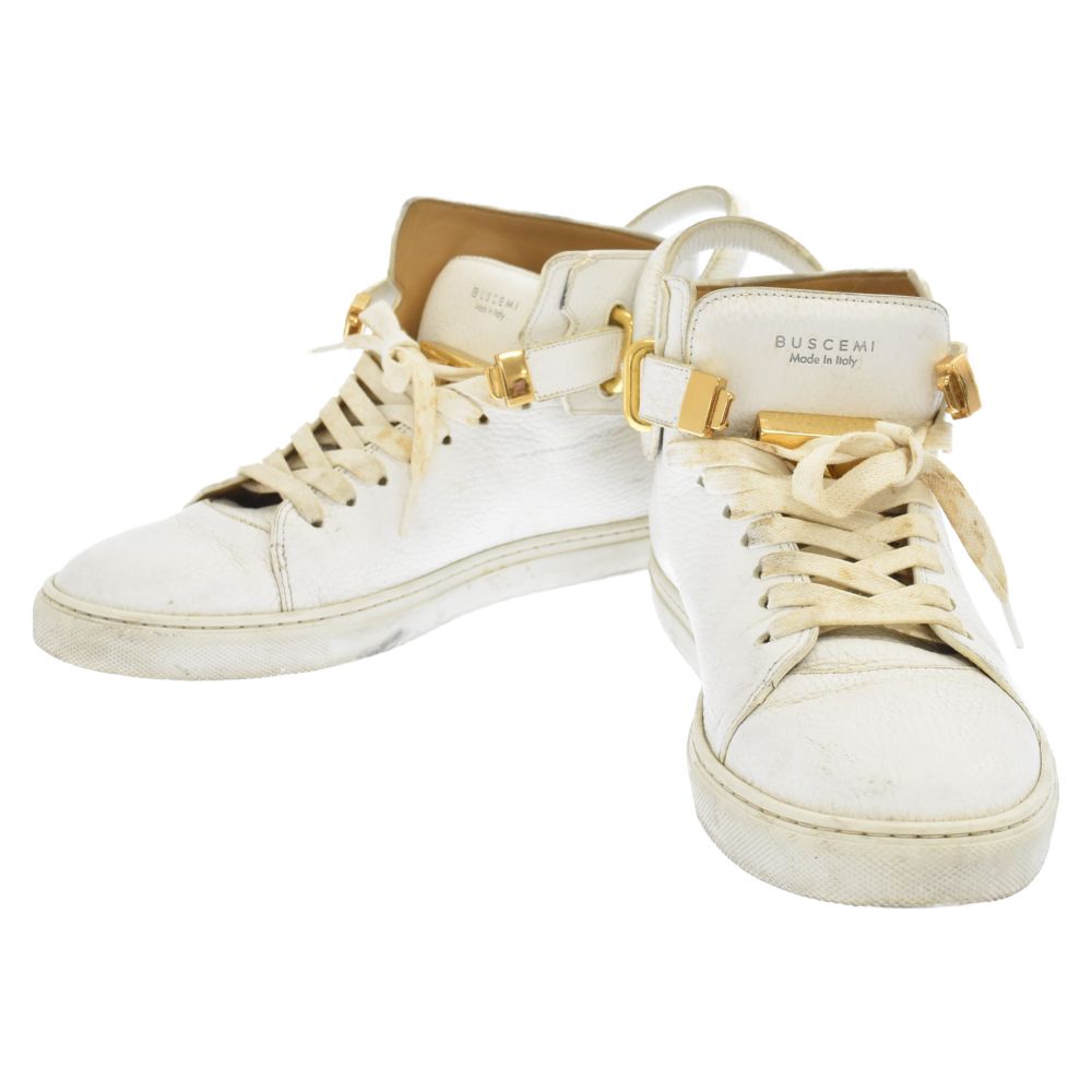 BUSCEMI (ブシェミ) 100MM high top sneaker バックル付き ハイカット