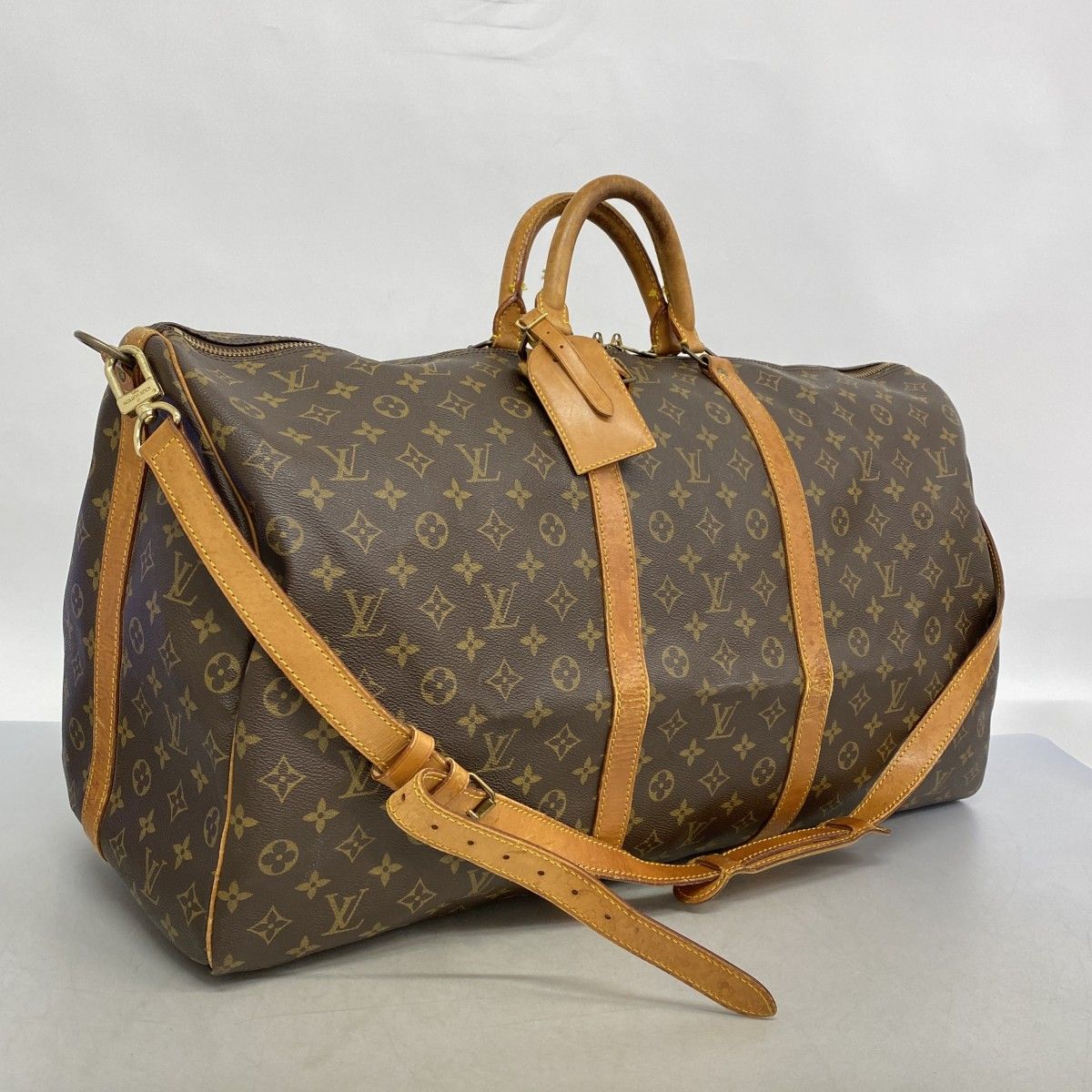 5md4482 ルイヴィトン ボストンバッグ モノグラム キーポルバンドリエール60 M41412 ブラウン メンズ レディース ユニセックス