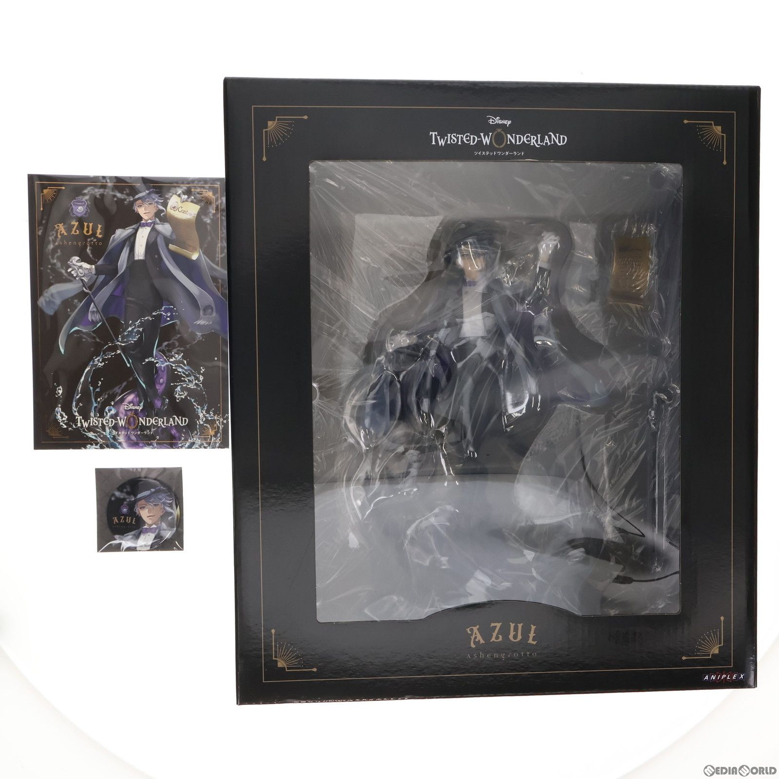 Disney - ANIPLEX+限定 缶バッジ&ポストカード付属 アズール・アーシェングロット ディズニー ツイステッドワンダーランド 1/8 完成品 フィギュア(MD19-1167001) アニプレックス ANIPLEX+限定 缶バッジ&ポストカード付属 アズール・アーシェ