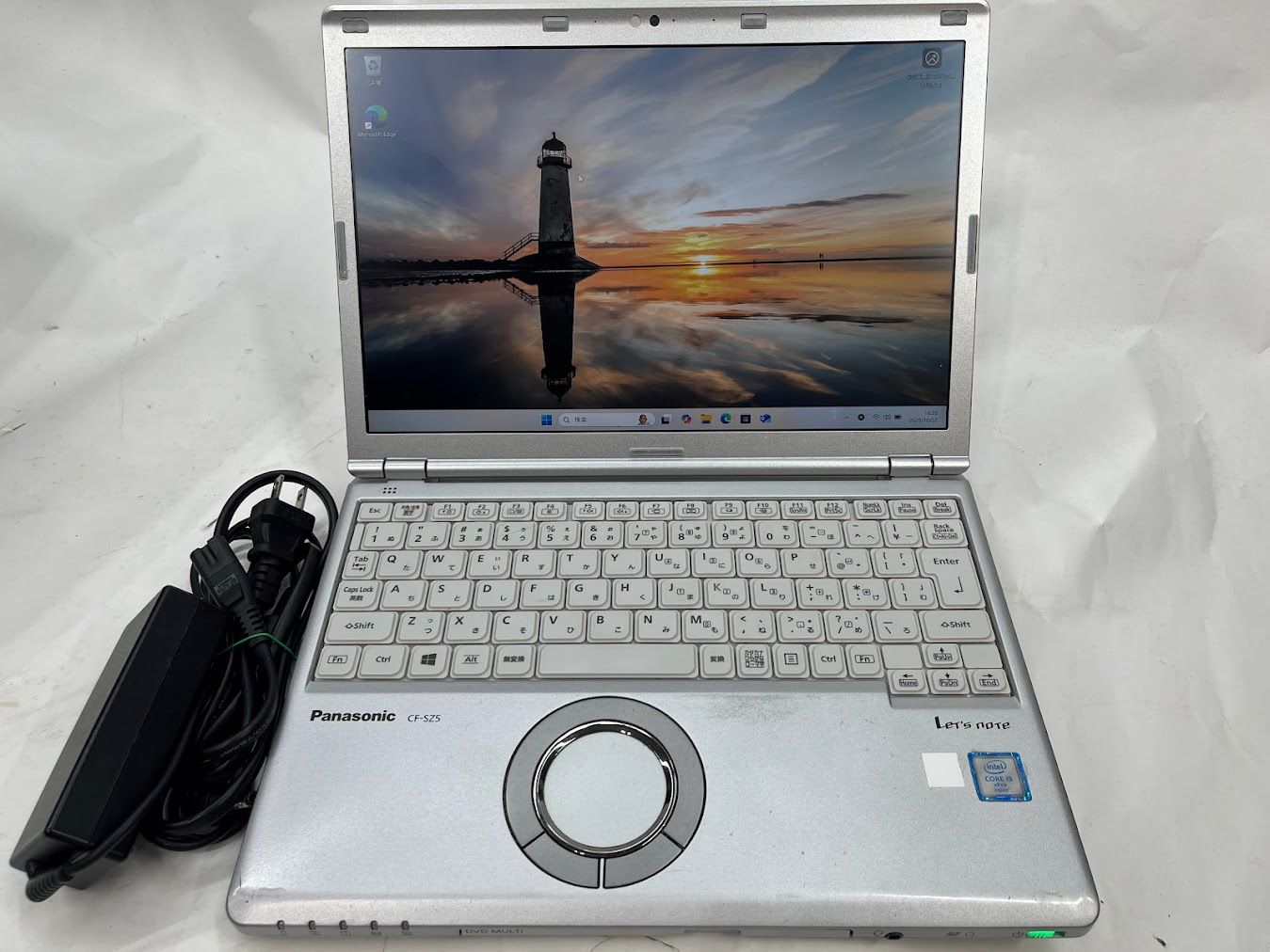 動作 済 パナソニック ノートパソコンCF-SZ5 12.1インチ Win11pro SSD128GB ４GB 第6世代I5-6400 2.4GHｚ ＤＶＤマルチ