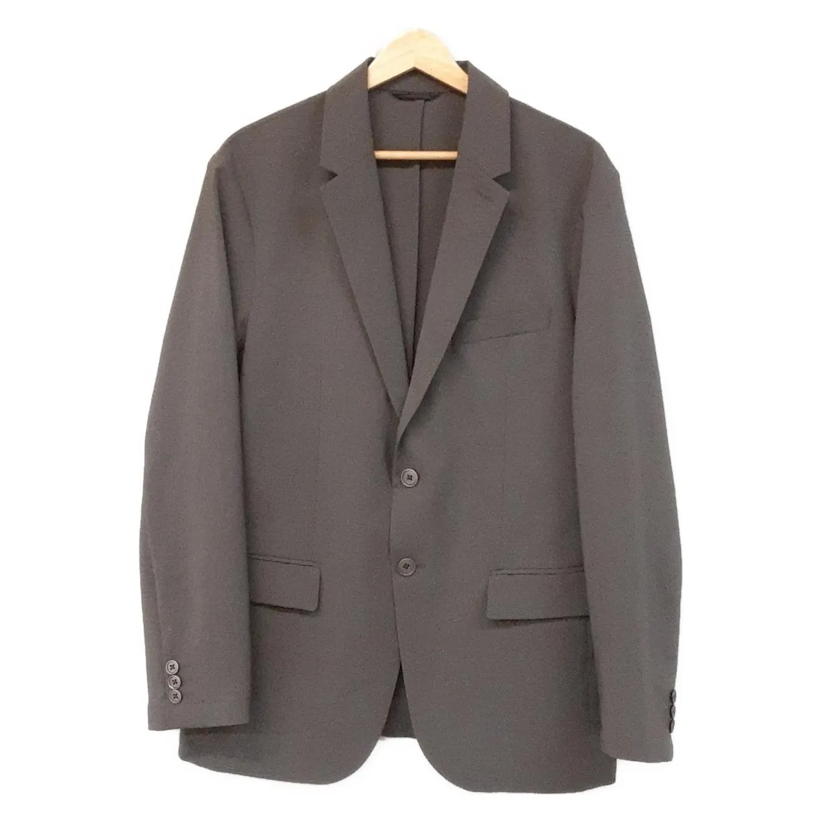 PLST　メンズ　プレシャスニットメルトンジャケット　XLサイズ　グレー PLST メンズ プレシャスニットメルトンジャケット XLサイズ グレー