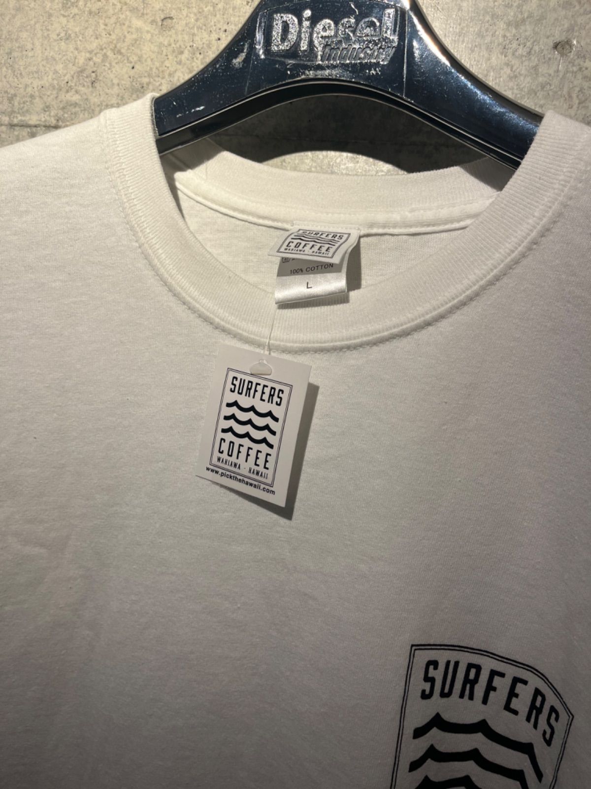 白 XLサイズ サーファーズコーヒー Tシャツ surfers coffee - メルカリ