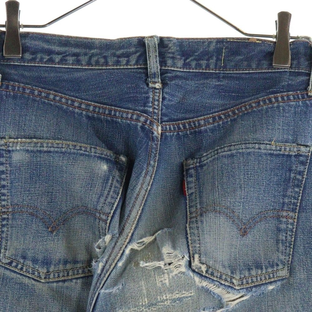 Levi's (リーバイス) 70S VINTAGE 501 BIGE 後期 ボタン裏6 平行