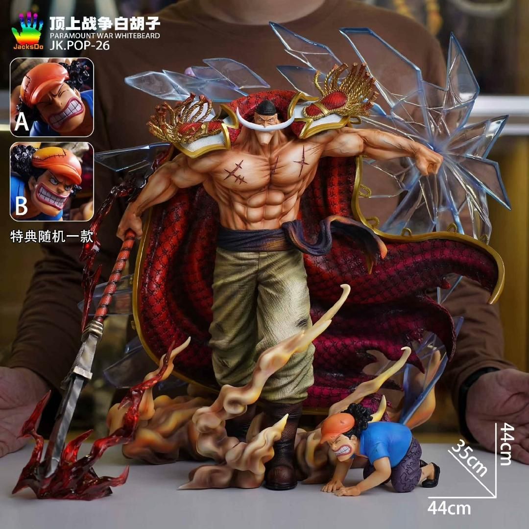 ワンピース　白ひげ エドワード　ニューゲート　フィギュア ガレージキット 1/6 Amazon | ワンビス 全盛期 白ひげ エドワード・ニューゲート
