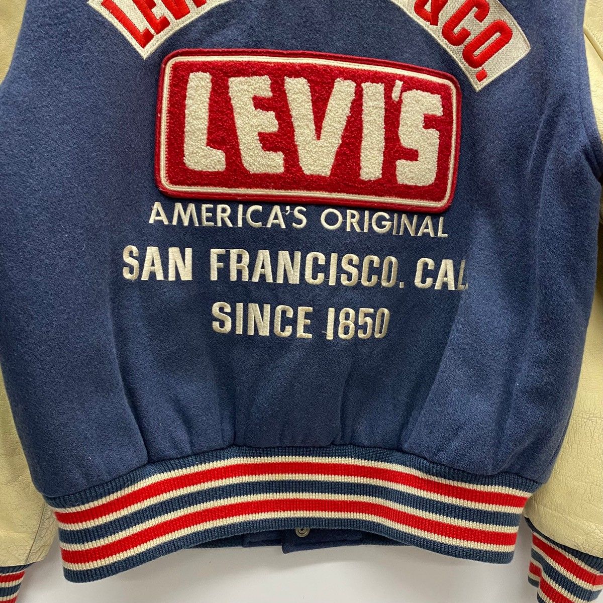 リーバイス Levi's 90's varsity jacket レザー スタジャン