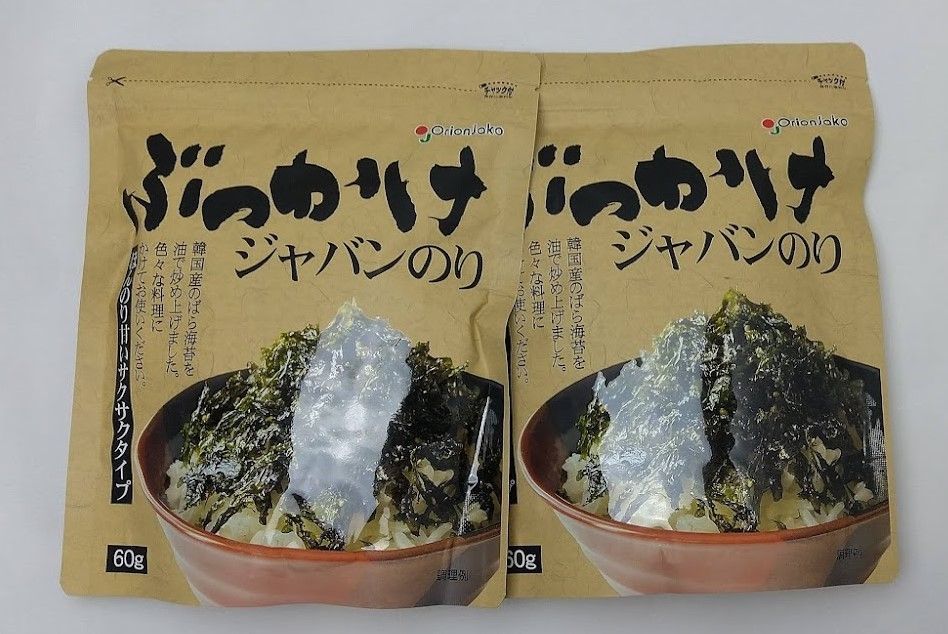 メルカリShops - ぶっかけジャバンのり60g ２袋セット 韓国のり