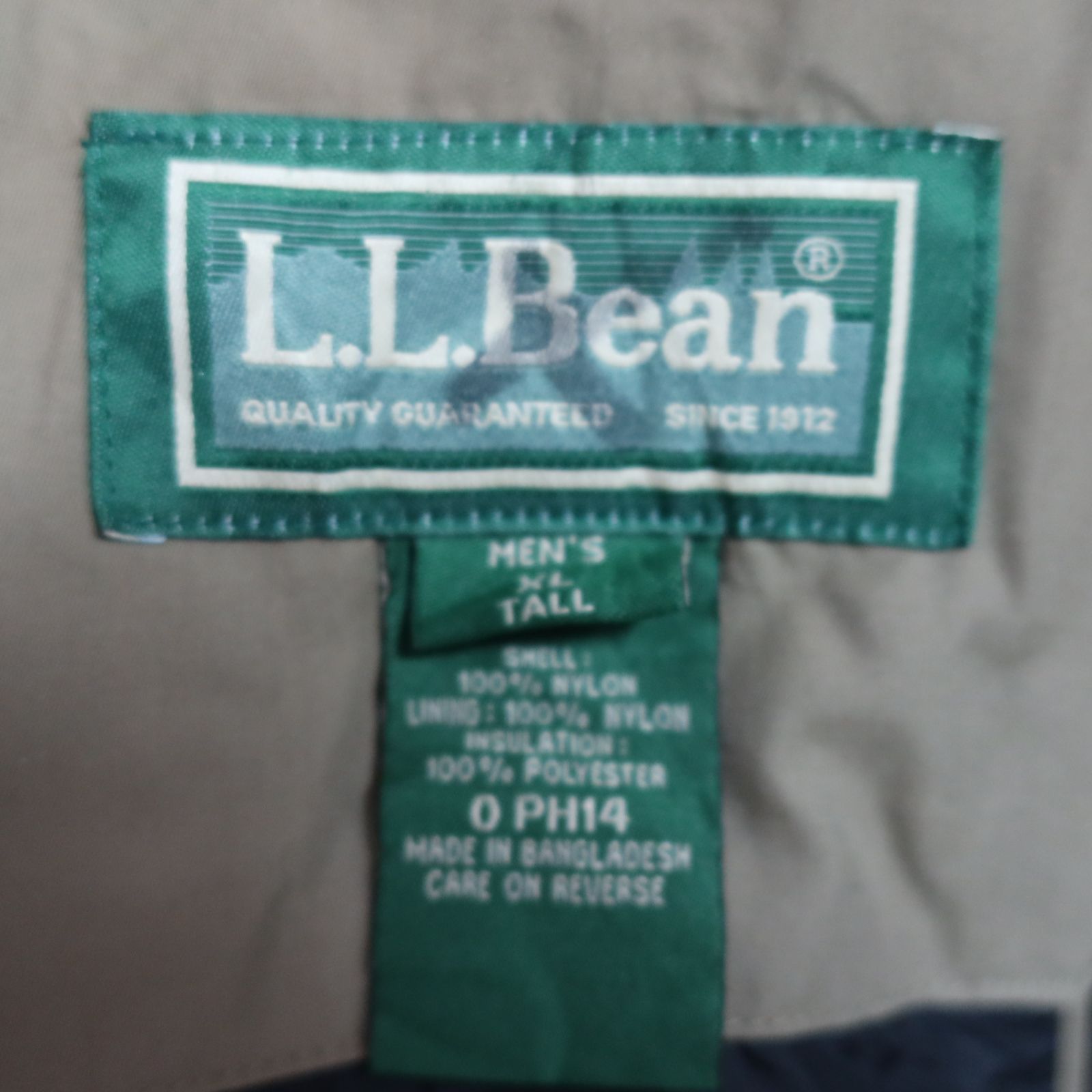 90s～ Vintage US古着☆LL.Bean エルエルビーン ナイロンジャケット プリマロフト 中綿 スキー SIZE XL ベージュ ブラック  90's 90年代 ビッグサイズ 希少カラー - メルカリ