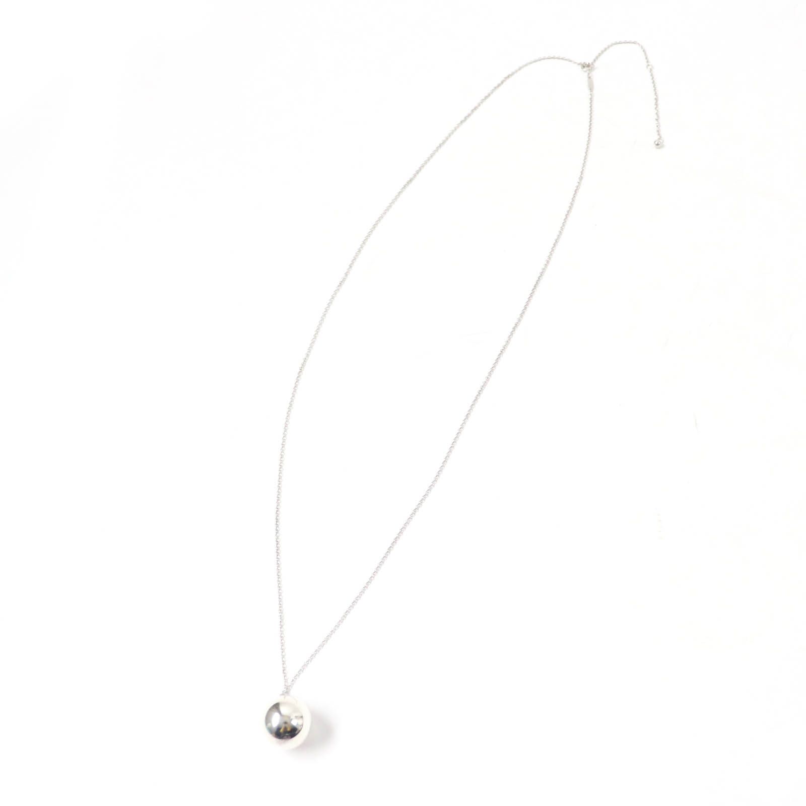 極美品☆TIFFANY&Co. ティファニー ハードウエア ボールネックレス  