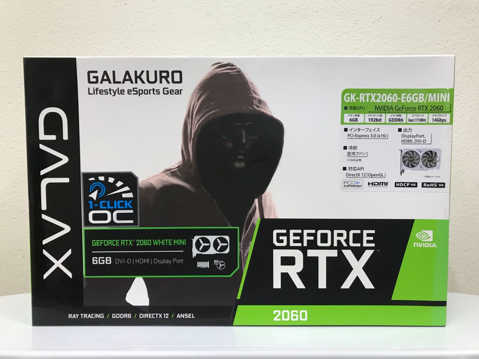 未開封］GALAX GeForce RTX2060 White Mini - メルカリ