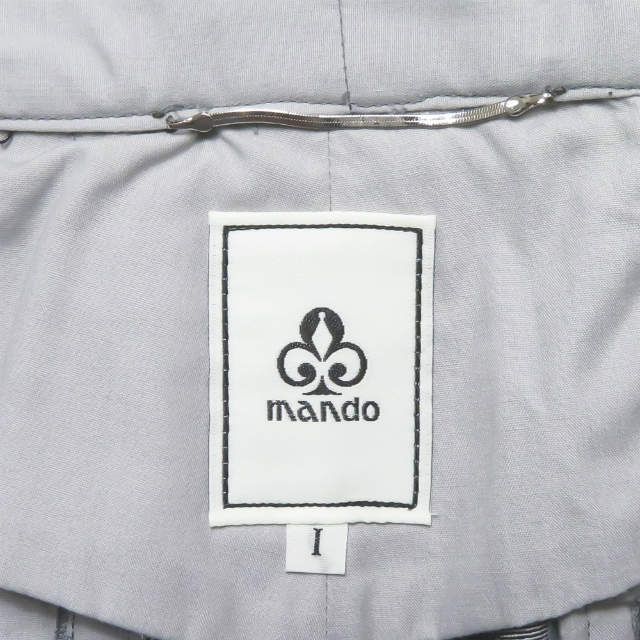 mando マンド 21SS 日本製 GLEN CHECK TUCK WIDE PANTS ポリエステルレーヨン グレンチェック3プリーツバギーパンツ 21198-006 1 ブラック ボトムス【新古品】【中古】【mando】 新品 mando マンド 21SS 日本製 GLEN CHECK TUCK WIDE PANTS